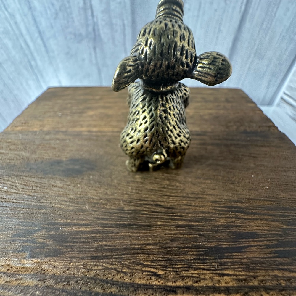 Mini Brass Struggle Pig Figurine - Picture 4 of 9